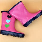 韩版雨鞋女 儿童中筒防滑学生春夏雨鞋套小童小孩外贸橡胶雨靴