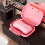 etravel/易旅塑料旅行肥皂盒迷你便携带锁扣香皂盒 创意带盖密封