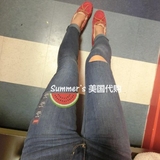 【Summer】美国代购 Levi's李维斯721女高腰小脚铅笔牛仔裤 拼邮