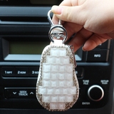 汽车钥匙包车钥匙包贴钻水晶可爱女士钥匙袋汽车通用遥控器套包邮