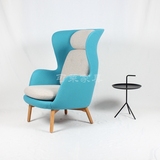 简约沙发现代设计师休闲沙发椅设计师新款沙发椅客厅布艺沙发椅子