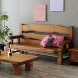 中式客厅家具实木沙发床现代简约组合沙发单双三人转角松木沙发椅