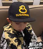 韩国代购2016新品儿童帽子 男童平沿帽 女童棒球帽宝宝嘻哈帽潮款