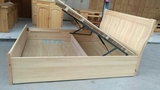 成都实木家具实木床天然松木高箱床1.5米1.8米液压箱体储物双人床