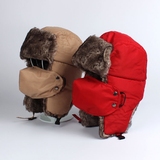 韩版雷锋帽男女冬季口罩加厚保暖护耳帽子情侣户外骑车帽东北棉帽