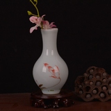 陶瓷器花瓶 水培花插青花瓷手绘小花瓶器家居时尚创意摆件设装饰
