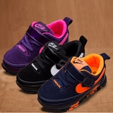 春夏儿童鞋 男童女童运动鞋子2-8岁宝宝鞋小学生休闲网鞋单鞋紫色