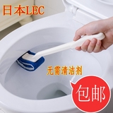 日本LEC马桶刷免洗剂洁厕刷浴室全方位清洁刷无死角刷头含研磨剂