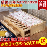 沙发床推拉坐卧两用多功能实木小户型双人沙发床1.2米1.5米1.8