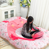 粉色可爱龙猫趴趴床垫子卡通路飞儿童睡垫创意小沙发榻榻米床褥子