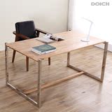 现代简约实木书桌 实木 简约 橡木 实木电脑桌 现代简约 写字台