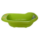 茶花婴儿浴盆0412 大号塑料洗澡盆加厚儿童沐浴桶 红色 浴盆+浴床