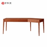 新中式实木书桌水曲柳电脑桌现代拐角办公桌美式家用实木书桌