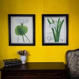百特美式装饰画客厅简约风格墙画餐厅艺术挂画组合小清新绿植物派