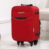 行李箱小拉杆男女款密码旅游旅行箱单向轮16寸20寸超轻拉链软皮箱