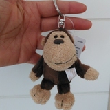 猴年吉祥物小猴nici猴子公仔毛绒挂件钥匙扣钥匙圈 包包挂饰玩偶
