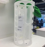 宜家代购IKEA瓦瑞拉塑料袋抽取盒厨房创意壁挂式垃圾袋收纳雨伞架