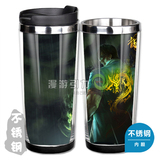 英雄联盟LOL周边 盲僧李青 龙的传人新不锈钢咖啡杯水杯子