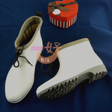短筒平跟 女时尚复古 雨鞋雨靴奶白色绑带 外贸原单出口直销