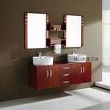 爆款/PVC浴柜/洗手柜/双人浴柜/橡木浴室柜/实木柜150x48--OQ601