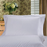 酒店宾馆四件套纯棉提花被套床单枕套加密面料床上用品/春回大地