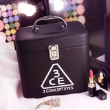 带锁3CE化妆箱韩国专业大容量收纳包多功能高档洗漱包大号化妆包