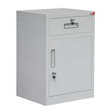 钱柜钢制办公室矮柜抽屉储物柜带门小柜子多功能保密带锁文件柜