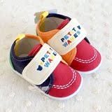 日本原单西松屋学步鞋春秋宝宝鞋软底婴儿鞋1-3岁男女童布鞋防滑