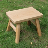 实木凳子小木凳小矮凳原木小板凳圆凳成人儿童凳子创意家用小方凳