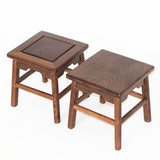 K中式鸡翅木小方凳实木矮凳茶几木质小凳子儿童小板凳榫卯凳换鞋