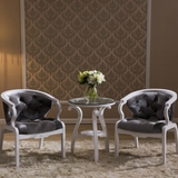 奇木欧式茶几现代简约桌客厅小户型实木茶桌椅组合转角白色小茶几
