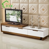 可伸缩现代简约多功能储物茶几桌电视柜组合创意大小户型客厅家具