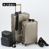 现货RIMOWA/日默瓦Topas Titanium系列 奢华钛金 拉杆箱 行李箱