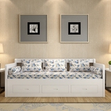 包邮实木沙发床宜家客厅1.2米1.5小户型多功能折叠床推拉伸缩两用