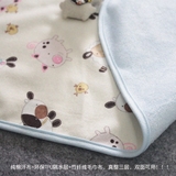 外贸西松屋原单三层纯棉汗布防水竹纤维婴儿游戏垫小中大隔尿垫