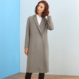 MIXMEMO 2015秋冬新品欧美茧型原创设计羊毛呢大衣外套时尚女装