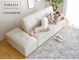 北欧日式小户型布艺多功能储物沙发床 宜家可折叠简易沙发床1米