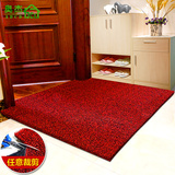 A高档地毯定制可裁剪进门迎宾红地毯家用入户地毯客厅满铺车用地