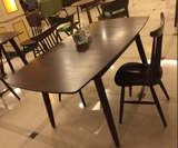 北欧实木餐桌 可伸缩餐桌 多功能餐桌 现代简约 全进口白蜡木