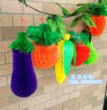 幼儿园装饰吊饰家居饰品教室走廊环境布置创意空中吊饰水果藤挂饰