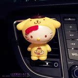 Hello Kitty 凯蒂猫 愤怒的小鸟 汽车车载车用出风口香水香薰夹