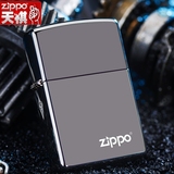 美国原装正品zippo打火机zippo正版 黑冰标志150ZL 限量刻字男士
