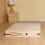 午休床简易床实木折叠床单人床行军床午睡床可折叠木板床1.2米