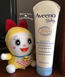 现货美国代购aveeno婴儿儿童天然燕麦保湿润肤乳液面霜227g防湿疹