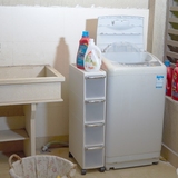 夹缝抽屉式收纳柜窄移动塑料柜子抽屉式储物柜缝隙柜卫生间整理柜