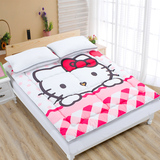 学生宿舍印花床垫加厚kitty猫床褥被褥单人可爱卡通儿童垫子双人