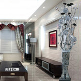 创意立式地灯台灯遥控现代简约装饰花瓶客厅卧室宜家LED落地灯铝