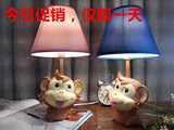 【天天特价】生肖猴创意可调光床头灯儿童房卧室装饰台灯生日礼物