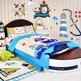 儿童床上用品男孩韩式床上四件套纯棉卡通三件套全棉套件床单被套