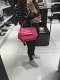 香港代购Guess 2016新款玫红色单肩手提包